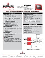BCM1122 datasheet pdf Broadcom