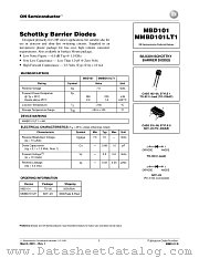 MBD101 datasheet pdf ON Semiconductor
