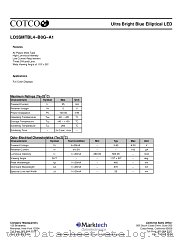 LO5SMTBL4-B0G-A datasheet pdf Marktech Optoelectronics