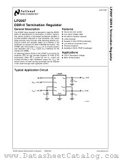 LP2997 datasheet pdf National Semiconductor