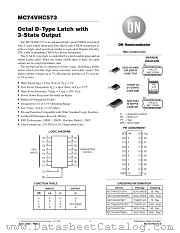 MC74VHC573DWR2 datasheet pdf ON Semiconductor