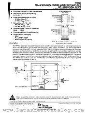 TPA751GQSR datasheet pdf Texas Instruments