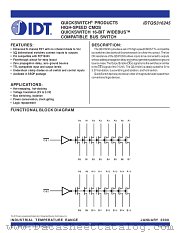 QS316245PV datasheet pdf IDT