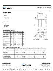 MT5050W-UG datasheet pdf Marktech Optoelectronics