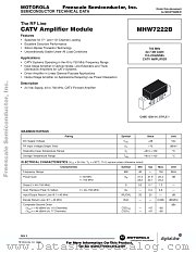 MHW7222B datasheet pdf Freescale (Motorola)
