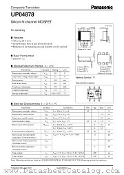 UP04878 datasheet pdf Panasonic