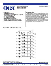 IDT74FCT3245AQ8 datasheet pdf IDT