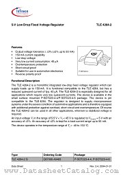 TLE 4264-2G datasheet pdf Infineon