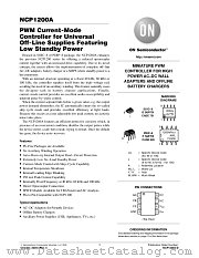 NCP1200AP40 datasheet pdf ON Semiconductor