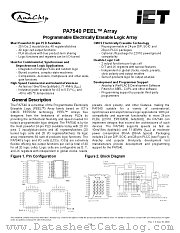 PA7540 datasheet pdf Anachip