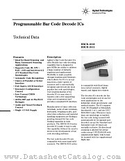 HBCR-1811 datasheet pdf Agilent (Hewlett-Packard)