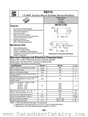 SS115 datasheet pdf Taiwan Semiconductor