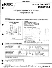 2SB1114-T1 datasheet pdf NEC