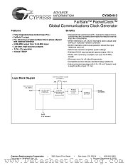 CY26049ZC-3 datasheet pdf Cypress
