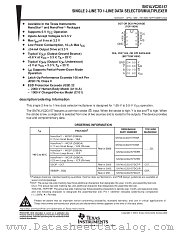 SN74LVC2G157YZAR datasheet pdf Texas Instruments