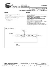CY26049ZC-5 datasheet pdf Cypress