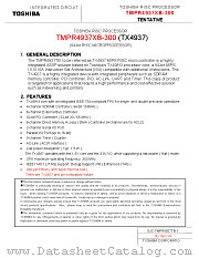 TMPR4937XBG-300 datasheet pdf TOSHIBA
