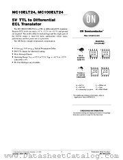 MC100ELT24DR2 datasheet pdf ON Semiconductor