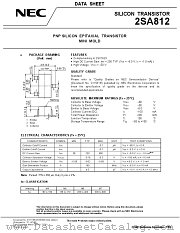 2SA812-T2B datasheet pdf NEC