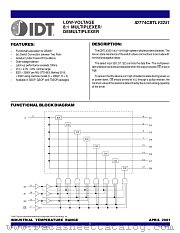 IDT74CBTLV3251Q8 datasheet pdf IDT