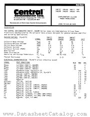 2N6109 datasheet pdf Central Semiconductor