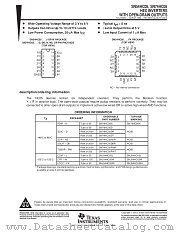 SN74HC05DBR datasheet pdf Texas Instruments