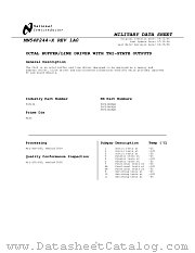 JM38510/33203BRA datasheet pdf National Semiconductor