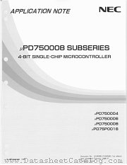 UPD750008GB-XXX-3B4 datasheet pdf NEC