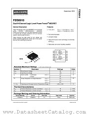 FDS6910 datasheet pdf Fairchild Semiconductor