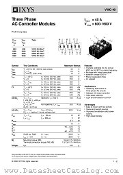 VWO40-14IO7 datasheet pdf IXYS