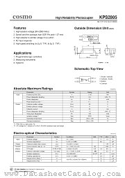 KPS2805 datasheet pdf Cosmo Electronics