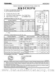 HN3C02FU datasheet pdf TOSHIBA