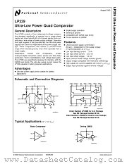 LP339 MWA datasheet pdf National Semiconductor