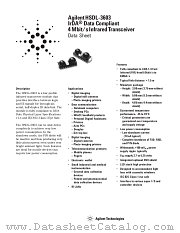 HSDL-3603-007 datasheet pdf Agilent (Hewlett-Packard)