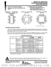 SNJ54AHCT125W datasheet pdf Texas Instruments