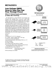 MC74LCX574DWR2 datasheet pdf ON Semiconductor