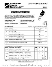 APT35GP120B2DF2 datasheet pdf Advanced Power Technology