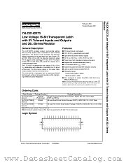 74LCX162373MEA datasheet pdf Fairchild Semiconductor