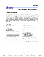 W39L020 datasheet pdf Winbond Electronics