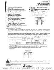 SN74LVC2G125YEPR datasheet pdf Texas Instruments