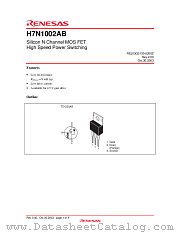 H7N1002AB datasheet pdf Renesas
