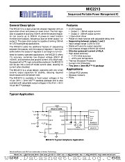 MIC2213 datasheet pdf Micrel Semiconductor