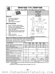 SRAF1620 datasheet pdf Taiwan Semiconductor