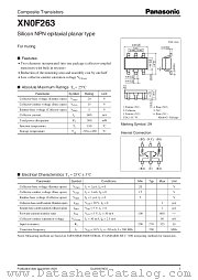 XN0F263 datasheet pdf Panasonic