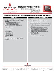 BCM5788 datasheet pdf Broadcom