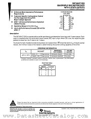 SN74AHC125QDR datasheet pdf Texas Instruments