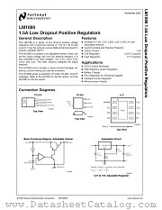 LM1086ILDX-3.3 datasheet pdf National Semiconductor