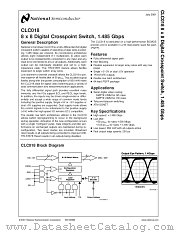 CLC018AJVJQ datasheet pdf National Semiconductor