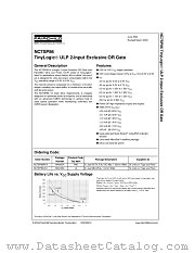 NC7SP86P5X datasheet pdf Fairchild Semiconductor
