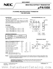 UPA1950TE-T1 datasheet pdf NEC